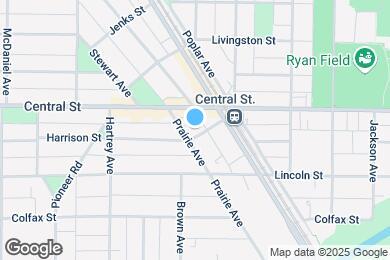 Map image of the property - 1929 Harrison St