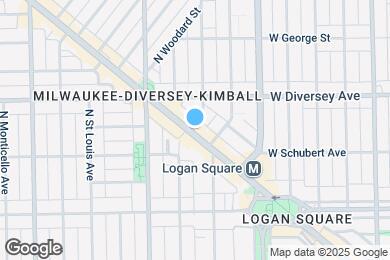 Map image of the property - 2733 N Milwaukee Ave