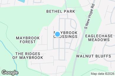 Map image of the property - 1624 Brown Owl Dr