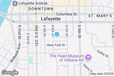 Map image of the property - 611-613 Oregon Street