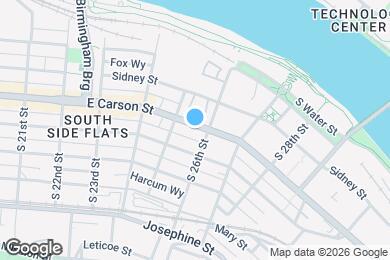 Map image of the property - 2520 E Carson St