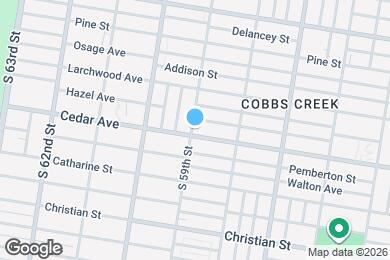 Map image of the property - 5861 Cedar Ave