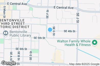 Map image of the property - 704 SE 4th St