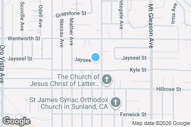 Map image of the property - 8012 Jayseel St