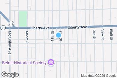 Map image of the property - 1014 10th St