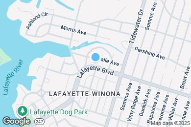 Map image of the property - 1718 Lafayette Blvd