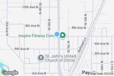 Map image of the property - 649 N 6th St