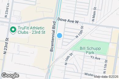 Map image of the property - McAllen Flats Apartment