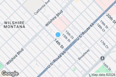 Map image of the property - 1402 Arizona Ave