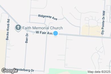 Map image of the property - 2448 W Fair Ave