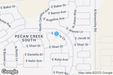 Map image of the property - 1320 E Julie Ave