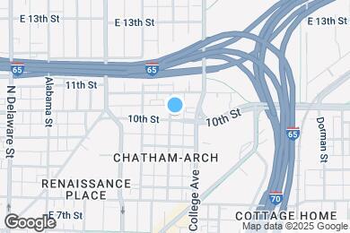 Map image of the property - 1003 Broadway St