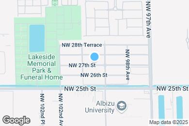 Map image of the property - 9941 NW 27th St