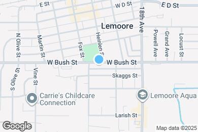 Map image of the property - 325 W Bush St