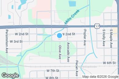 Map image of the property - 1240 W 3rd St