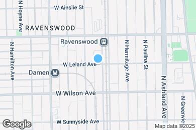 Map image of the property - 1827 W Leland Ave