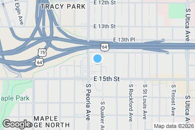 Map image of the property - 1408 S Quaker Ave