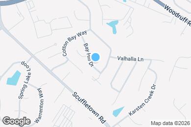 Map image of the property - 105 Bay Hill Dr