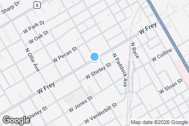 Map image of the property - 820 W Frey