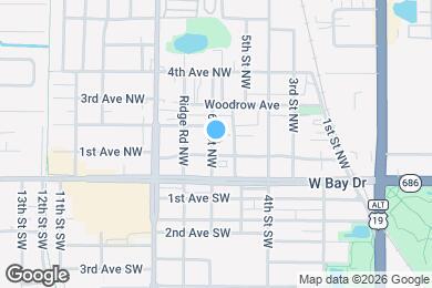 Map image of the property - 162 6th St NW