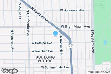 Map image of the property - 2621 W Gregory St