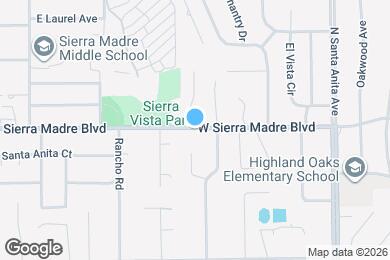 Map image of the property - 214 Sierra Madre Blvd