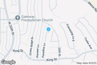 Map image of the property - 805 Paradise Ln