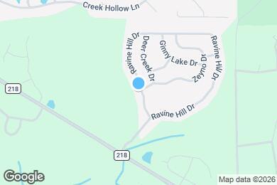 Map image of the property - 2954 Ravine Hill Dr