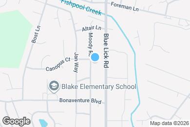 Map image of the property - 8605 Moody Rd