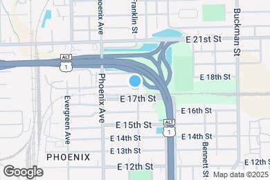 Map image of the property - 1184 E 18th St