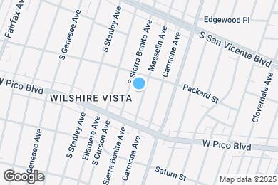 Map image of the property - 1333 1/2 Masselin Ave