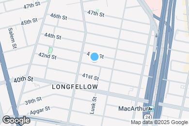 Map image of the property - 846 42nd St