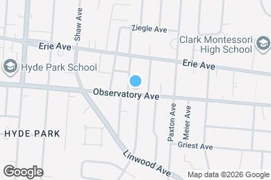 Map image of the property - 2846 Observatory Ave