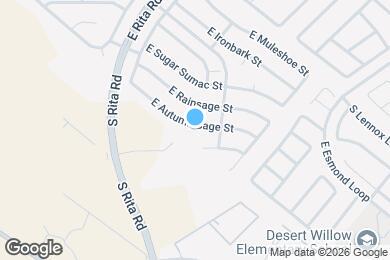 Map image of the property - 9046 E Autumn Sage St