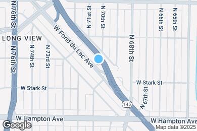 Map image of the property - 7000 W Fond du Lac Ave