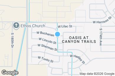 Map image of the property - 17695 W Buchanan St