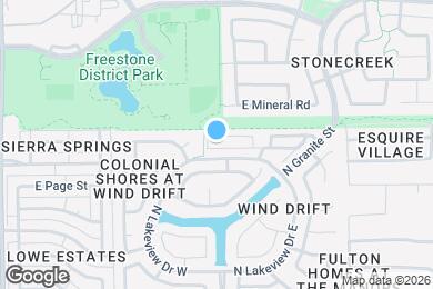 Map image of the property - 1144 E Liberty Shores Dr