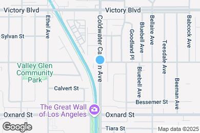 Map image of the property - 6131 Coldwater Canyon Ave