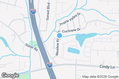 Map image of the property - 2722 Meadow Knoll Dr