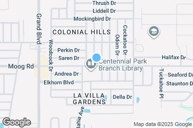 Map image of the property - 3506 Blackhawk Dr