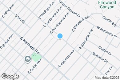 Map image of the property - 703 S Bel Aire Dr