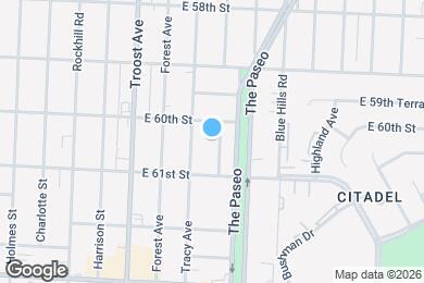 Map image of the property - 6014 Virginia Ave