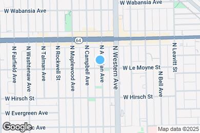 Map image of the property - 1500 N Artesian Ave