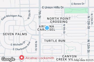 Map image of the property - 735 E Michigan Ave