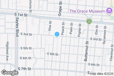 Map image of the property - 1631 S 3rd St