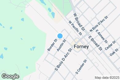 Map image of the property - 203 W Trinity St