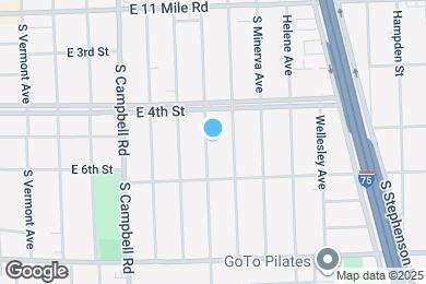 Map image of the property - 429 S Kenwood Ave