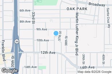 Map image of the property - 3451 36th St