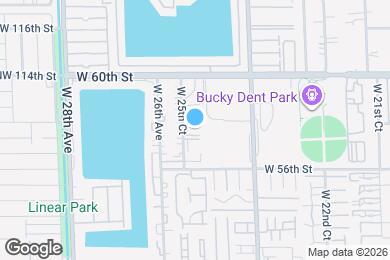 Map image of the property - 5701 West 25th Court
