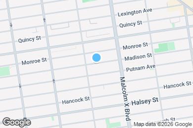 Map image of the property - 654 Madison St
